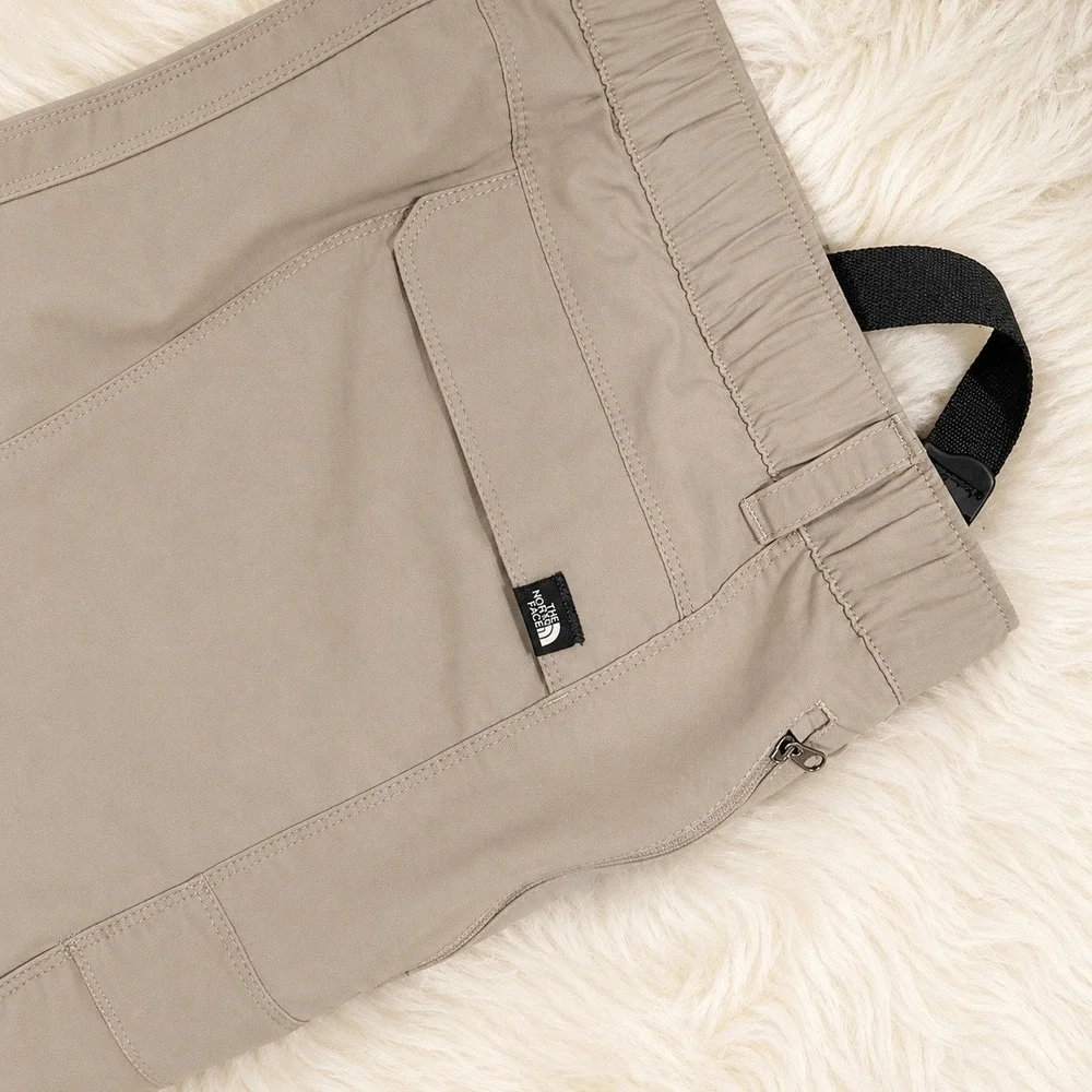 The‎ North Face Mens Cargo Hiking Pants L Khaki Nylon Belted Gorpcore Techwear